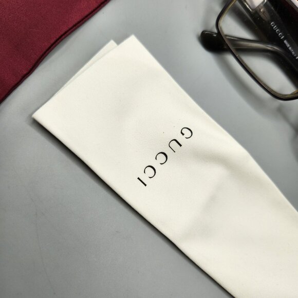 Gucci GG 1954 Unisex Eyeglasses Frames HY4 135 Gunmetal w/ Case - Picture 2 of 16